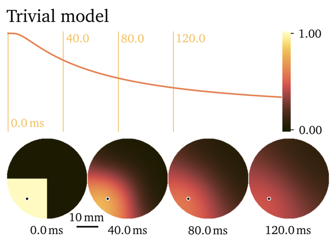 Figure illustrating the Trivial model model.