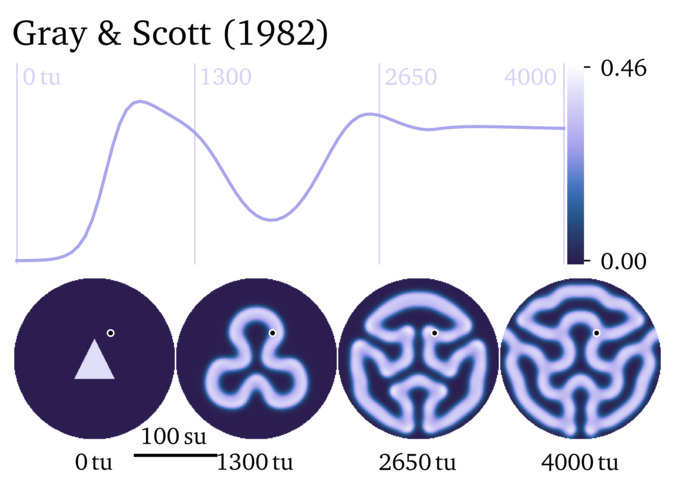 Figure illustrating the Gray & Scott 1982 model.